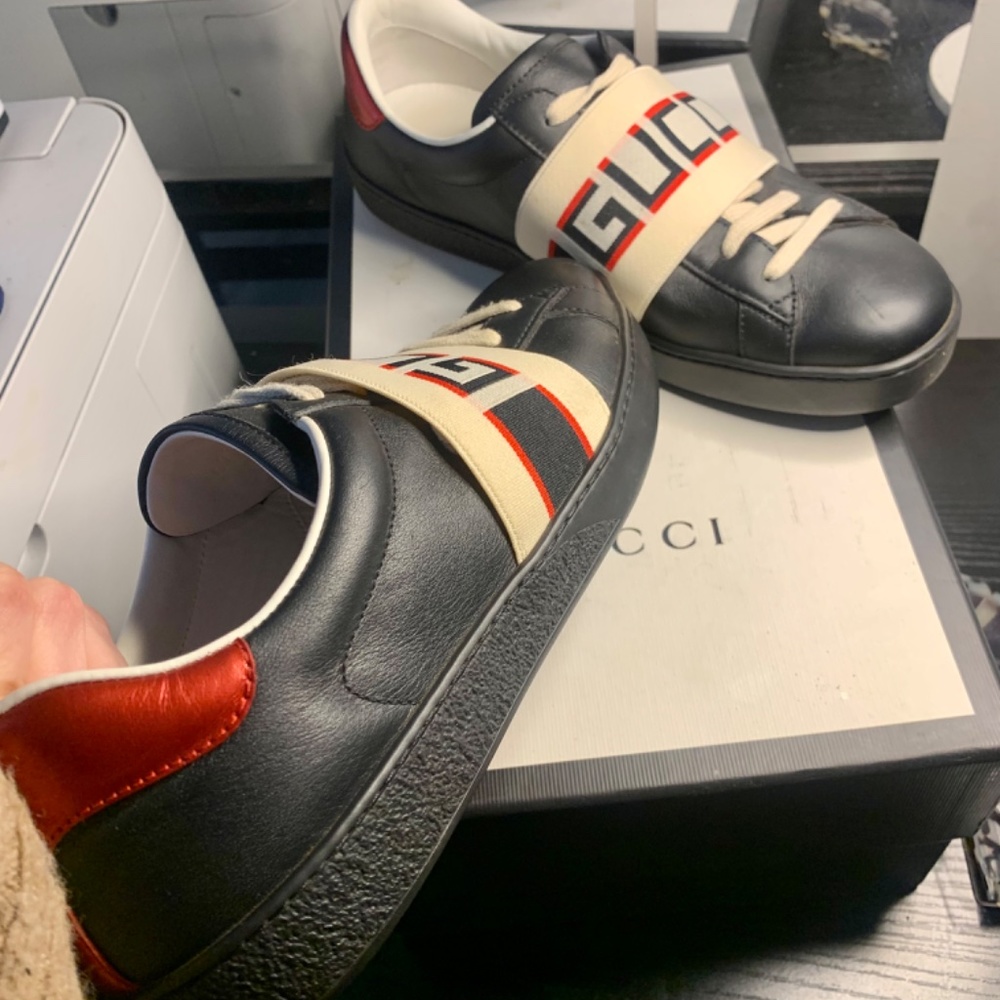 Women /Men's Ace GUCCI stripe sneaker - Picture 2 of 5